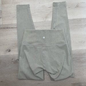 Lululemon Wunder Under High Rise Acid Washed Tight